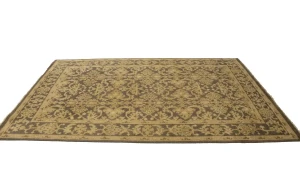 Dark Brown Transitional Floral 6X9 Oriental Rug