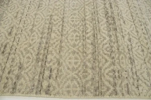 Beige & Brown Transitional Floral 6X9 Oriental Rug
