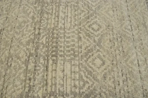 Beige & Brown Transitional Floral 6X9 Oriental Rug