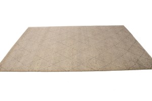 Beige/Cream Geometric Modern 6X9 Moroccan Style Oriental Rug