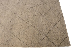 Beige/Cream Geometric Modern 6X9 Moroccan Style Oriental Rug