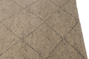 Beige/Cream Geometric Modern 6X9 Moroccan Style Oriental Rug