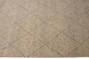 Beige/Cream Geometric Modern 6X9 Moroccan Style Oriental Rug