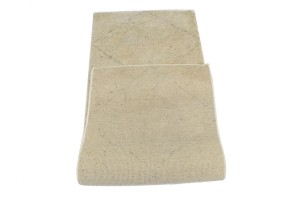 Beige Geometric Modern 2X5'5 Moroccan Style Oriental Rug