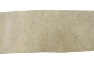 Beige Geometric Modern 2X5'5 Moroccan Style Oriental Rug