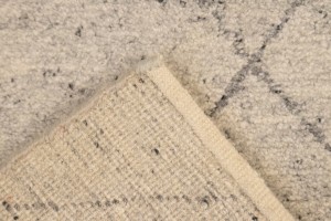 Cream Geometric Modern 6X9 Moroccan Style Oriental Rug