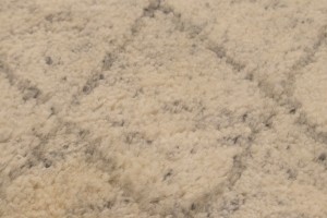 Beige Geometric 8X10 Moroccan Style Oriental Rug