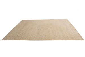 Beige Geometric 8X10 Moroccan Style Oriental Rug