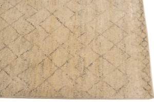Beige Geometric 8X10 Moroccan Style Oriental Rug