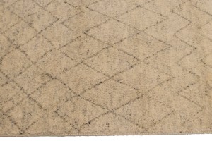 Beige Geometric 8X10 Moroccan Style Oriental Rug