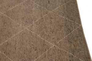 Khaki/Beige Geometric Modern 6X9 Moroccan Style Oriental Rug