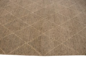 Khaki/Beige Geometric Modern 6X9 Moroccan Style Oriental Rug