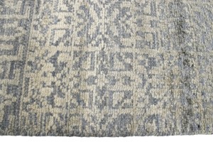 Cream Gray Geometric 2X3 Modern Oriental Rug