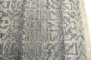 Cream Gray Geometric 2X3 Modern Oriental Rug