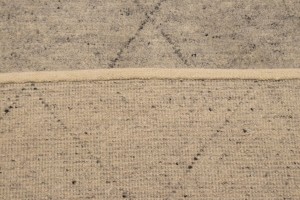 Beige Geometric Modern 8X10 Moroccan Style Oriental Rug