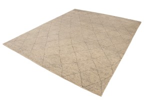 Beige Geometric Modern 8X10 Moroccan Style Oriental Rug