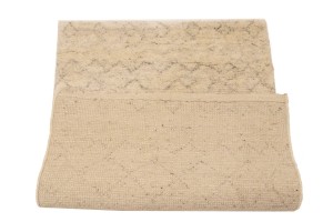 Beige Geometric Modern 2X3 Moroccan Style Oriental Rug