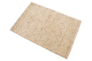 Beige Geometric Modern 2X3 Moroccan Style Oriental Rug