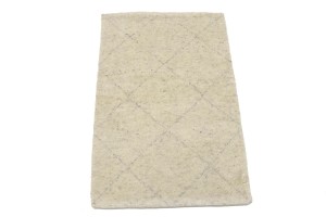 Beige Geometric Modern 2X3 Moroccan Style Oriental Rug