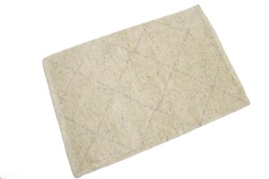 Beige Geometric Modern 2X3 Moroccan Style Oriental Rug