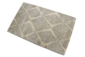 Greige Geometric Modern 2X3 Moroccan Style Oriental Rug