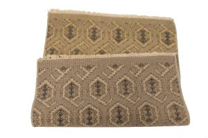 Muted Beige Floral 2X3 Chobi Oushak Oriental Rug