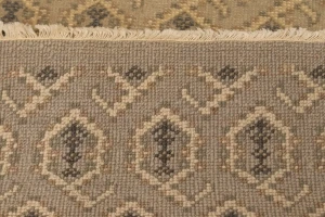Muted Beige Floral 2X3 Chobi Oushak Oriental Rug