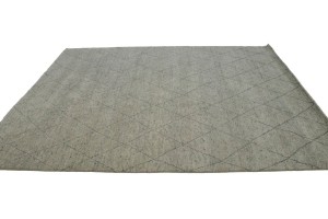 Greige Geometric Modern 8X10 Moroccan Style Oriental Rug