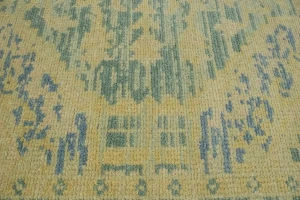 Green Transitional Floral 5X8 Oriental Rug