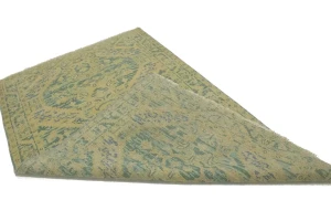 Green Transitional Floral 5X8 Oriental Rug
