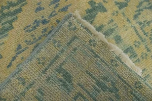 Green Transitional Floral 5X8 Oriental Rug