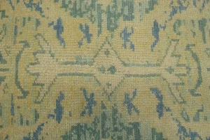 Green Transitional Floral 5X8 Oriental Rug
