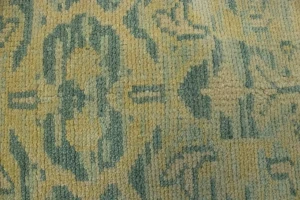 Green Transitional Floral 5X8 Oriental Rug