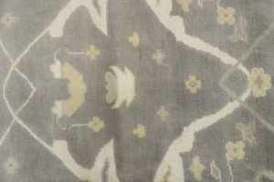 Pastel Brown Floral 10X14 Oushak Oriental Rug