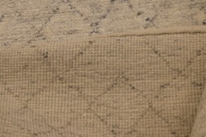 Beige Geometric Modern 6X9 Moroccan Style Oriental Rug