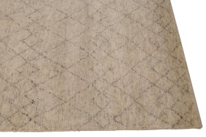 Beige Geometric Modern 6X9 Moroccan Style Oriental Rug