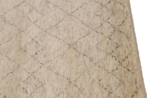 Beige Geometric Modern 6X9 Moroccan Style Oriental Rug
