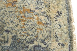 Muted Distressed Heriz 2X3 Transitional Oriental Rug