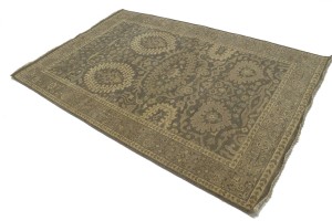 Brown Floral 5'7X8'5 Transitional Oriental Rug