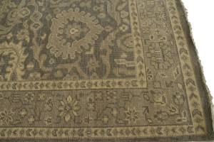 Brown Floral 5'7X8'5 Transitional Oriental Rug