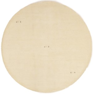 Oatmeal Tribal 6X6 Gabbeh Modern Round Rug