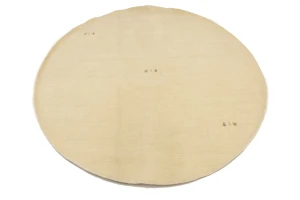 Oatmeal Tribal 6X6 Gabbeh Modern Round Rug