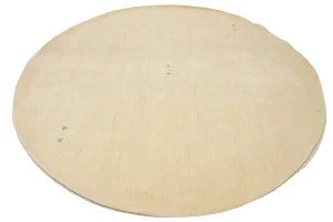 Oatmeal Tribal 6X6 Gabbeh Modern Round Rug