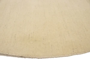 Oatmeal Tribal 6X6 Gabbeh Modern Round Rug