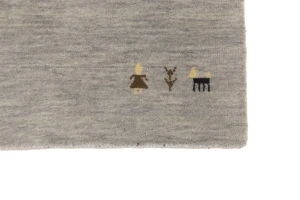 Gray Tribal 2X3 Gabbeh Modern Rug