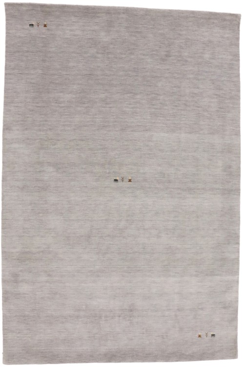 Gray Tribal 5X8 Gabbeh Modern Rug