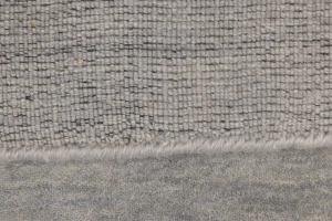 Gray Tribal 8X8 Gabbeh Modern Round Rug