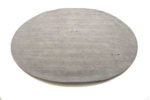 Gray Tribal 8X8 Gabbeh Modern Round Rug