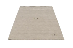Greige Tribal 4X6 Gabbeh Modern Rug