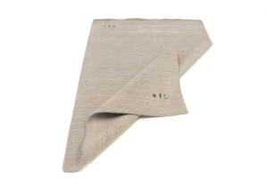 Greige Tribal 4X6 Gabbeh Modern Rug